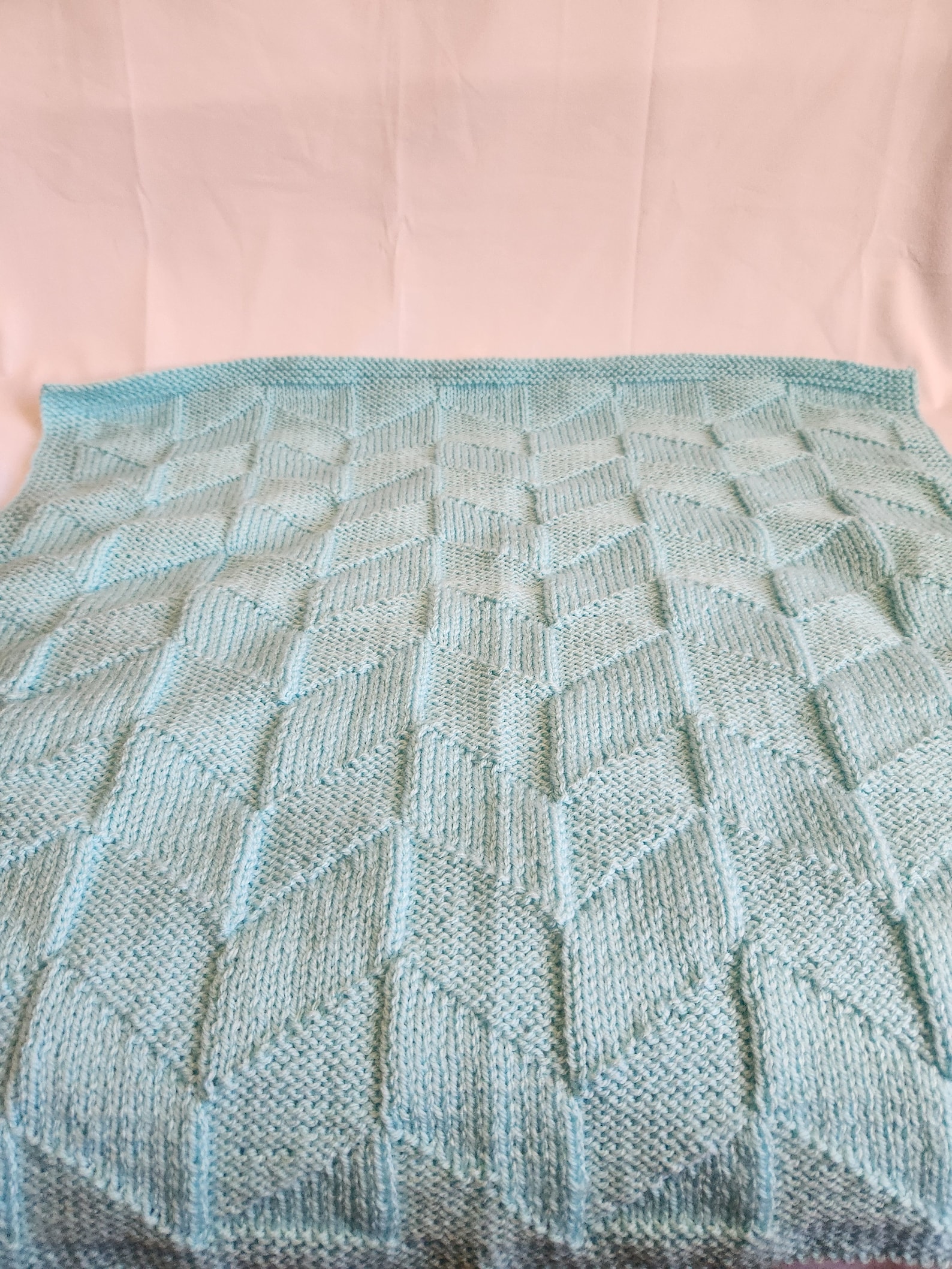 Hand Knit Baby Blankets, Knitted Baby Bedding, Handmade Baby Blanket
