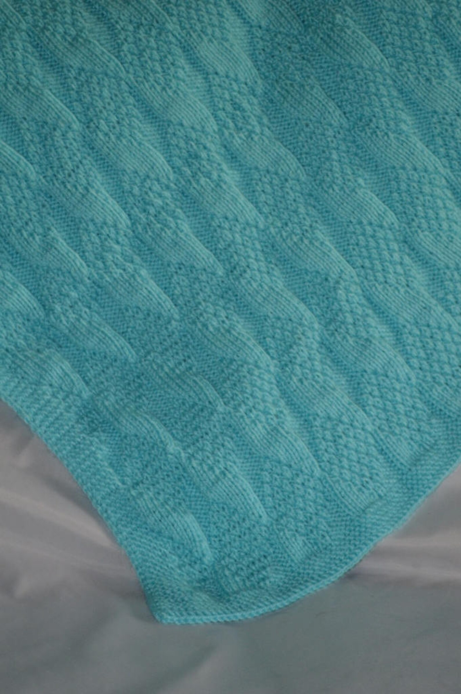 Knitted Baby Blanket Hand Knit Baby Blanket Handmade Crib Etsy