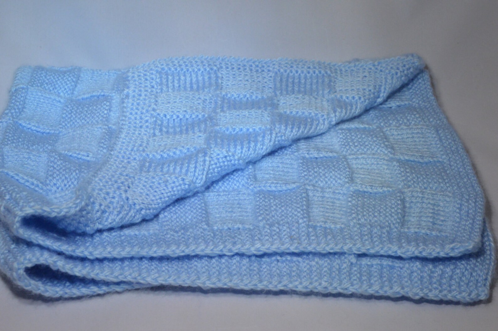 Knitted Baby Blanket, Hand Knit Baby Blanket, Handmade Crib Knit