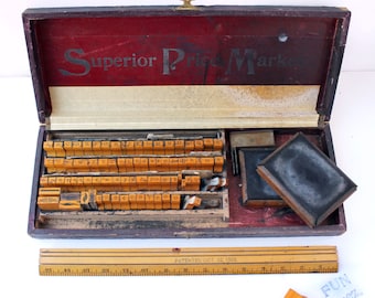 Superior Sign Marker Set from 1920's-30's
