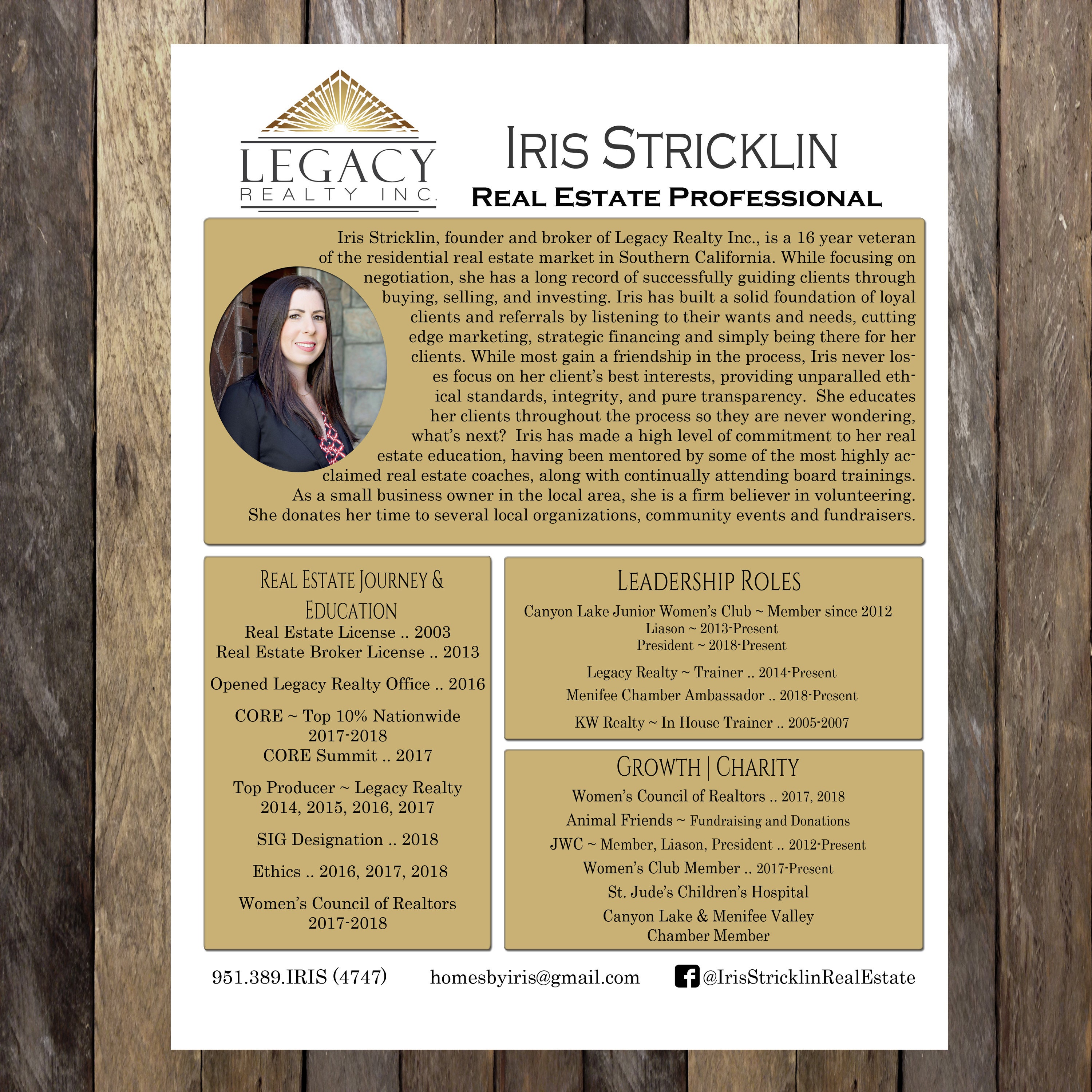 Realtor About Me Template Realtor About Me Template