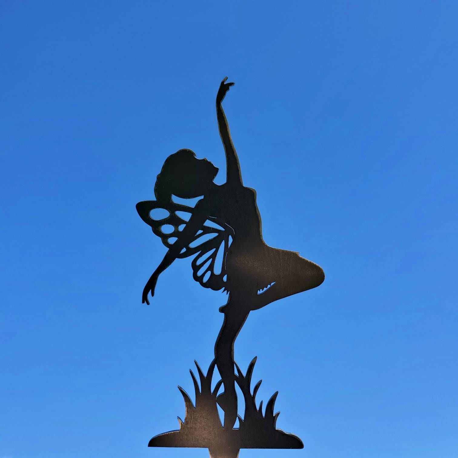 Flower Fairy Garden Sign Stakes Ground Insert Garden Decor - Canada