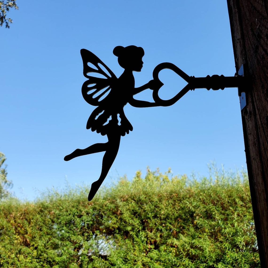 Metal Fairy Garden Yard Art Fairy Gift Garden Fairy Art Etsy