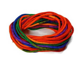 Handmade Icord Favorite Stripe Yarn Tricotin Cord