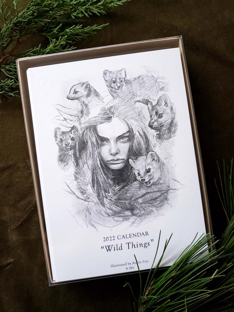 2022 Calendar wild Things Boxed Set Etsy