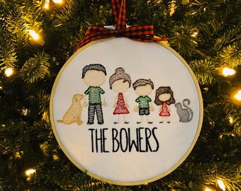 FAMILY CHRISTMAS ORNAMENTS!!Personalized ornaments. Holiday Gift. Housewarmings. Weddings.