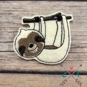 FELTIES DE PREGUIÇA! Preguiças penduradas. Preguiças. Laços de cabelo. Cartões. Scrap-booking. Roupas. Clipes de planejador. Diários. Enfeites de artesanato e muito mais!
