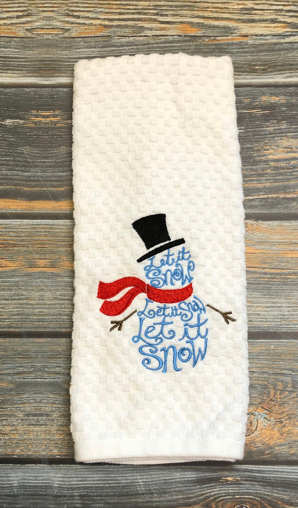 Towel Set Let It Snow