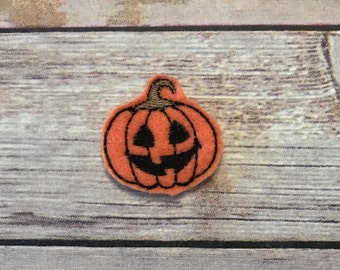 JACK O LANTERN felties! Felties for hair bows, cards, scrap-booking, clothing, planner clips, journals, craft embellishments & more!