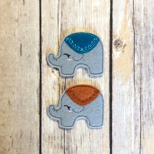 CARNIVAL ELEPHANT FELTIES!  Elephant. Felties For Cards. Planner Clips. Journals. Hair Bows. Badge Reels. Craft Embellishments & more!