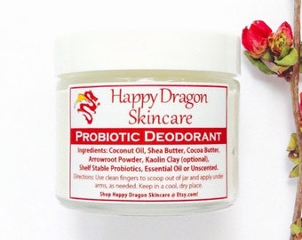 Body Deodorant Sensitive Skin Cream | Natural Feminine Personal Care | Vegan, Unscented, Essential Oil