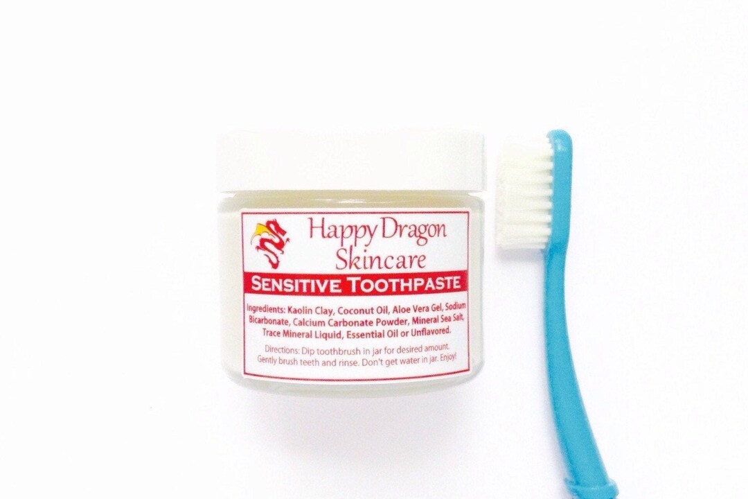 Coconut Oil Toothpaste Minerals Baking Soda Sensitive Teeth Oral Care