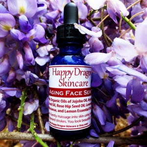 Youthful Complexion Beauty Oil | Unscented Pure Botanical Face Serum Day & Night Skin Treatment | Hydrate, Nourish | Happy Dragon Skincare