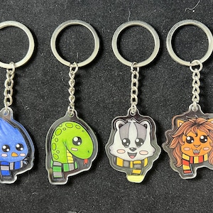 Magical House Keychains