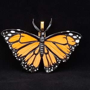 Monarch Butterfly Pendant Necklace