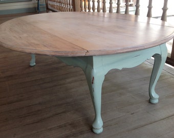 SOLD*** Beach Cottage, ReStyled Drop Leaf  Coffee Table