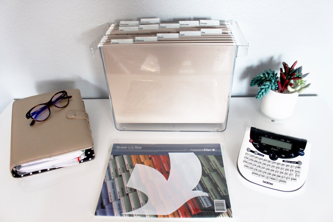 Complete Desktop Filing System W/freedom Filer Etsy