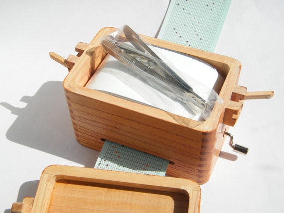 Wooden Music Box Custom Music Available 30 Note Etsy etsy