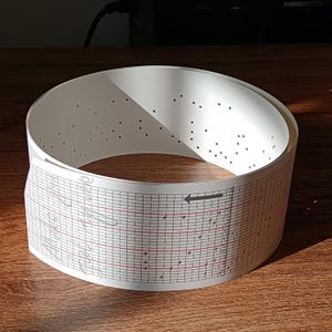 10 optional punched song strips for 30 note music box playing paper tape, Valentines day, custom song personalized