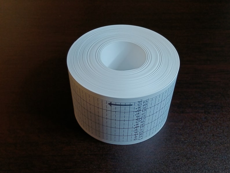 blank strip roll especially for 30 note music box playing paper strip, 25 meters long
