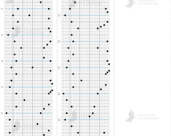 Mia & Sebastian&#39;s Theme, sheet file for 30 note music box playing paper strips, custom song