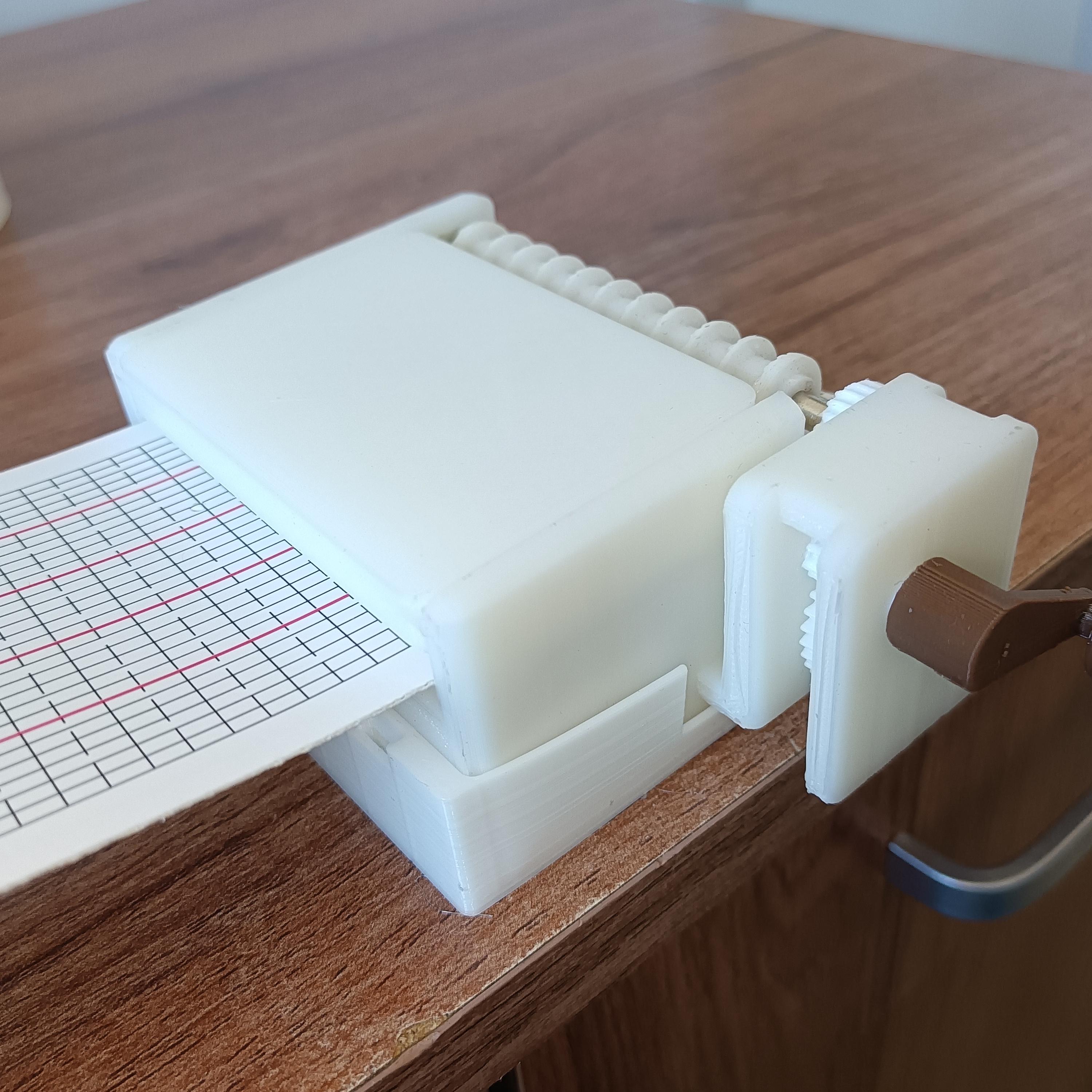 30 note music box playing song strips, diy 3d printed