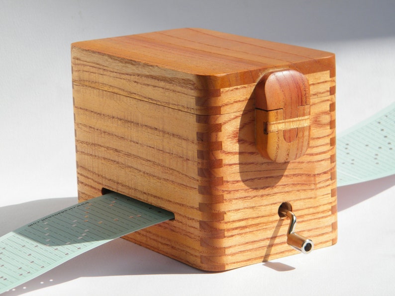 wooden music box, custom music available, 30 note, personalized engraving 