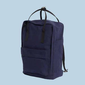 Royal Blue Cotton Backpack image 1