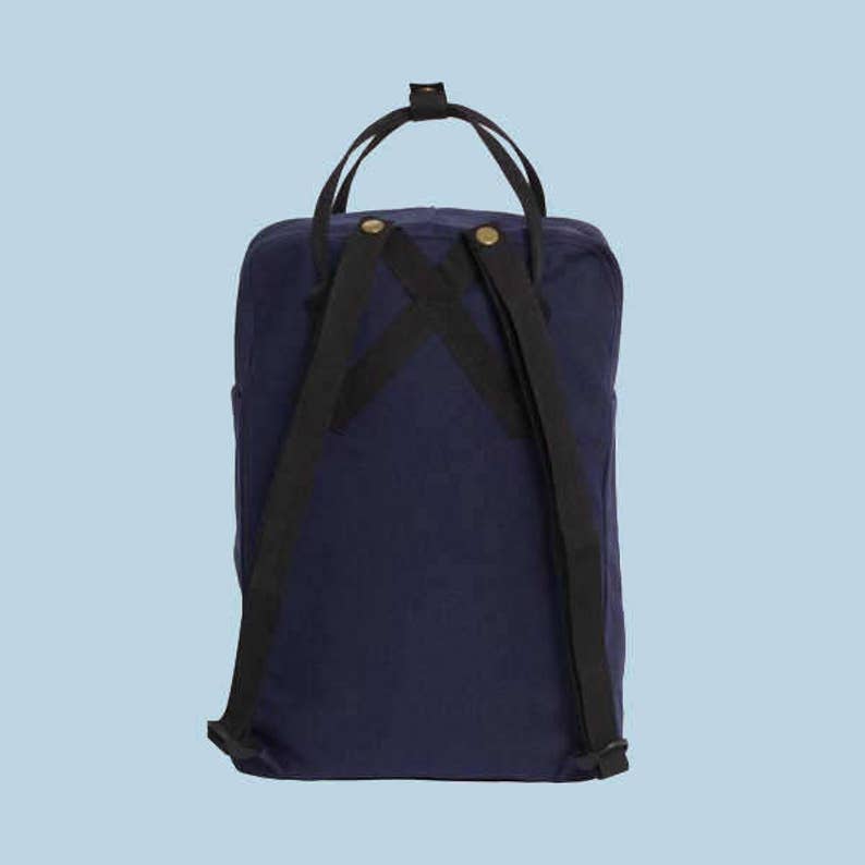 Royal Blue Cotton Backpack image 3