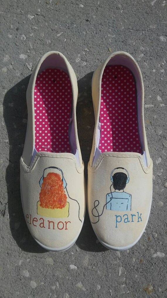 Items similar to Eleanor and Park Shoes/ Books on Etsy