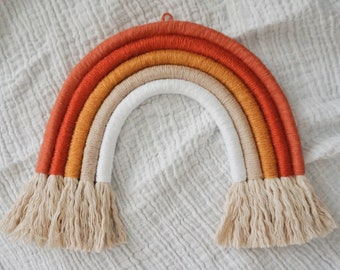 Terracotta Macrame Rope Rainbow