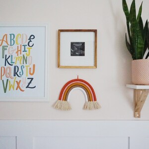 Custom Macrame Rope Rainbow Wall Hanging image 2