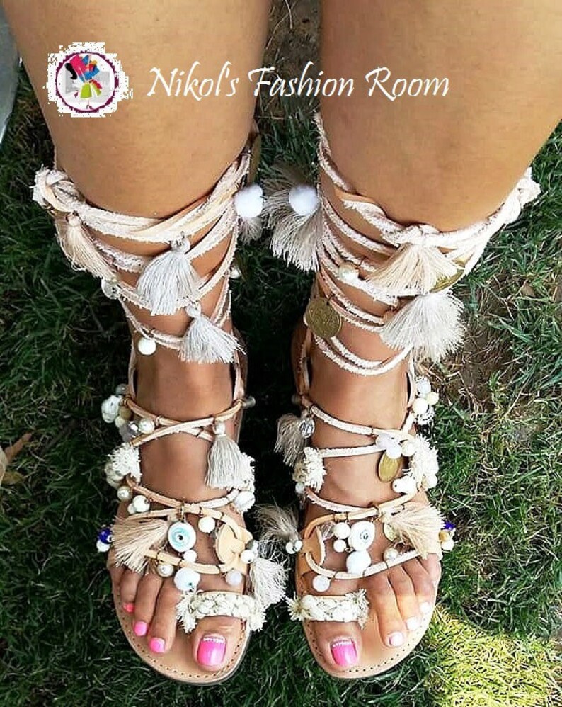 gladiator boho sandals