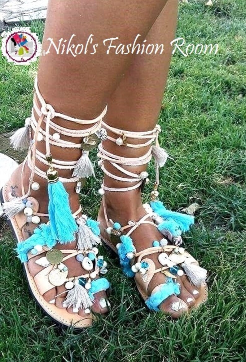 gladiator boho sandals