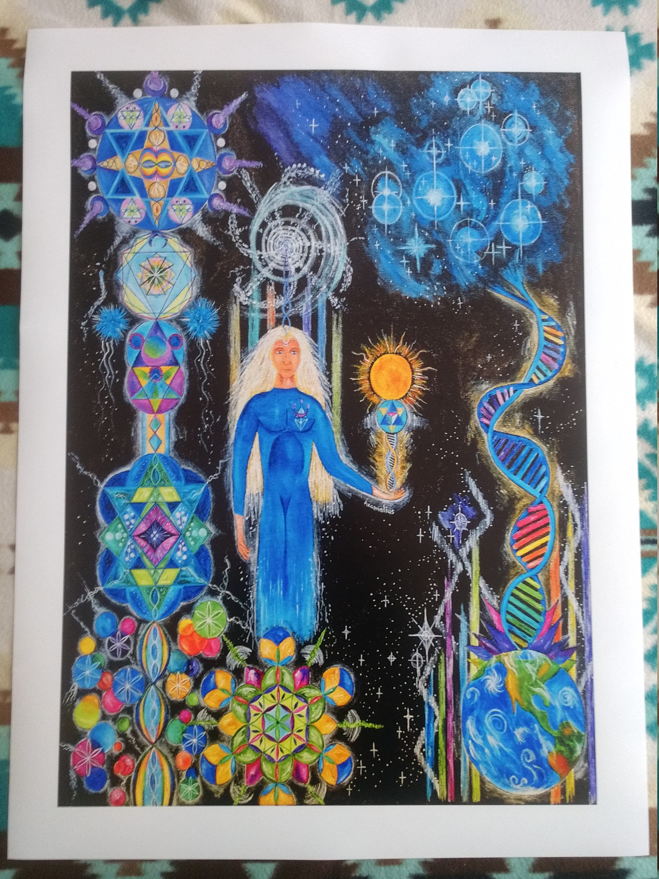 Pleiadian Light Codes Paper Print 18x24 - Etsy