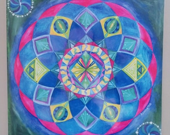 Sacred Geometry Laminated Matt Prints