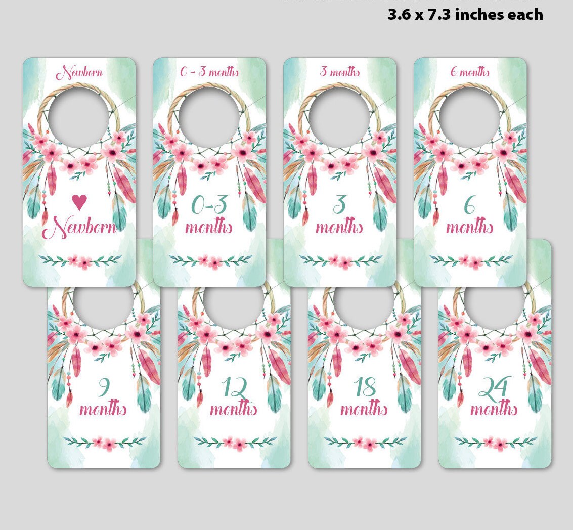 Print Closet Dividers Printable Closet Organizers - Etsy