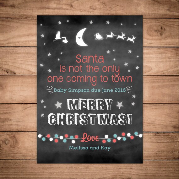 Weihnachten Schwangerschaft Bekanntgabe Schwangerschaft Etsy