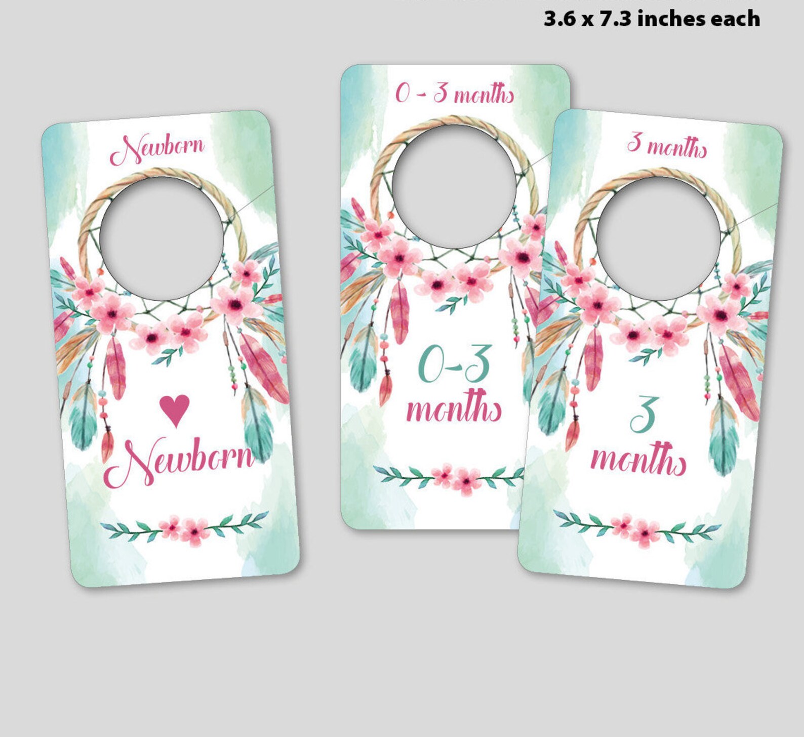 Print Closet Dividers Printable Closet Organizers - Etsy