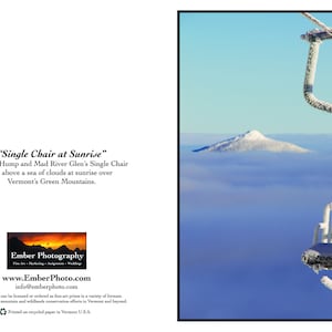 Blank Greeting Card: &quot;Single Chair at Sunrise&quot; by Ember Photography