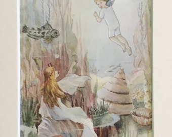 The Fairy Way M W Tarrant Medici Print