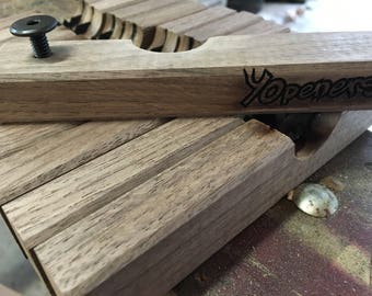 Walnut Edition YOpener: Hand-Crafted Bottle Opener