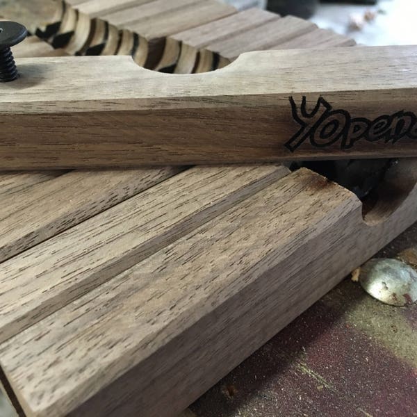 Walnut Edition YOpener: Hand-Crafted Bottle Opener