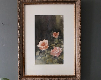 PRE- ORDER Fine Art rose print| Rose fine art painting| rose print|rose watercolor print| Pink rose| Pink rose fine art print|rose print