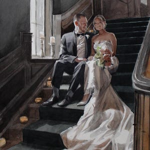 Connecticut Live wedding painting| Large painting, Platinum package| CT live wedding painter| CT live wedding artist | live wedding painting