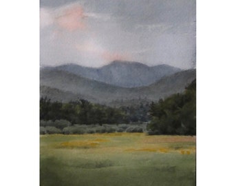 Landscape painting| Adirondack mountain Painting | landscape  painting|landscape painting| Adirondack mountain landscape| Mountain art