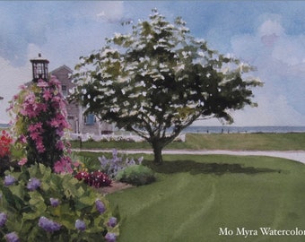 Pintura de paisaje personalizada / pintura de paisaje de acuarela personalizada / pintura personalizada / paisaje personalizado / paisaje de acuarela personalizado / arte personalizado