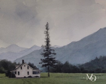 Marcy Field Keene NY arte/ Pintura de la montaña Adirondack / pintura de paisaje/pintura de paisaje/ Paisaje de montaña de Adirondack/ Arte de montaña