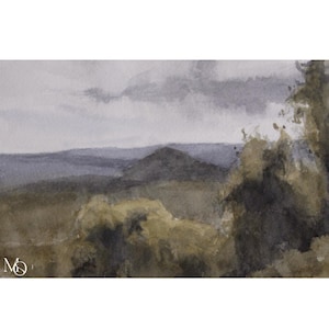 Lovers Leap Lookout Landscape painting| Plein air landscape painting| Plein air painting| landscape painting| Connecticut landscape painting