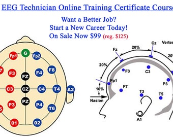 EEG Technician Online Training Certificate Course - Start A New Career Today! - Instant Access !!!